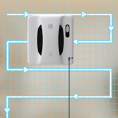 Moduły czyszczenia krawędzi Robot czyszczy okien Rolowa szczotka Spray wodny Pojemność zbiornika wody 50 ml